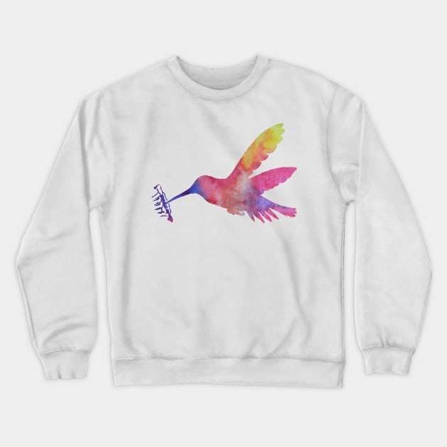 Hummingbird Crewneck Sweatshirt by BittenByErmines